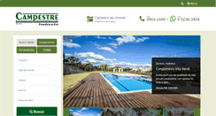 Desktop Screenshot of campestreimoveis.com.br