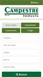 Mobile Screenshot of campestreimoveis.com.br